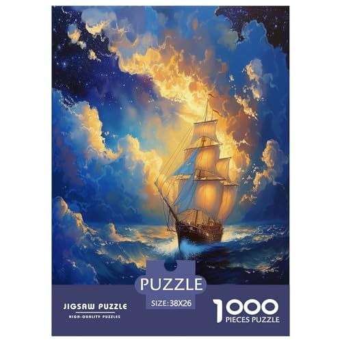 Segelboot Puzzle 1000 Teile Schwer Puzzle Spielzeug Lernspiel Impossible Herausforderungsspielzeug Für Erwachsene Kinder 38x26cm/1000pcs Segelboot Puzzle 1000 Teile Schwer Puzzle Spielzeug Lernspiel Impossible Herausforderungsspielzeug Für Erwachsene Kinder 38x26cm/1000pcs von FYQTCIAN
