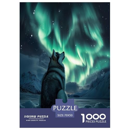 Sibirischer Husky Puzzle 1000 Teile Schwer Puzzle Spielzeug Lernspiel Impossible Herausforderungsspielzeug Für Erwachsene Und Kinder Ab 12 Jahren 70x50cm/1000pcs Sibirischer Husky Puzzle 1000 Teile Schwer Puzzle Spielzeug Lernspiel Impossible Herausforderungsspielzeug Für Erwachsene Und Kinder Ab 12 Jahren 70x50cm/1000pcs von FYQTCIAN