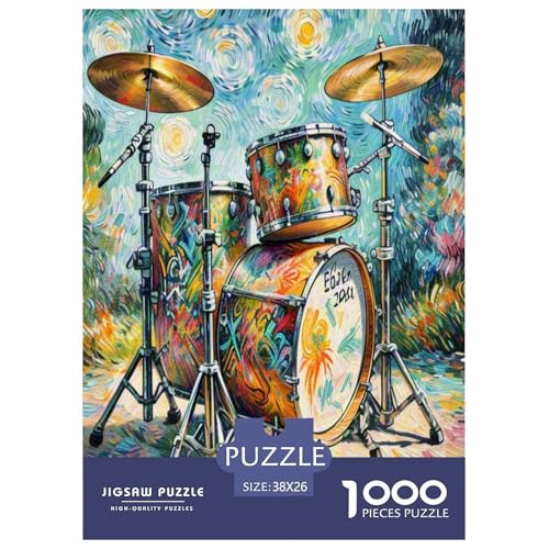 Trommel Set Puzzle 1000-teilige Schwer Puzzle Spielzeug Lernspiel Impossible Herausforderung Spielzeug Für Erwachsene Und Kinder in Bewährter 38x26cm/1000pcs Trommel Set Puzzle 1000-teilige Schwer Puzzle Spielzeug Lernspiel Impossible Herausforderung Spielzeug Für Erwachsene Und Kinder in Bewährter 38x26cm/1000pcs von FYQTCIAN