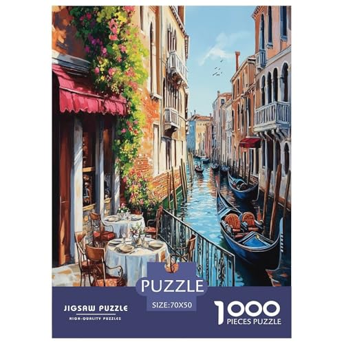Venedig Wasserstadt Puzzles 1000 Teile Schwer Puzzle Spielzeug Pädagogisches Spiel Impossible Herausforderung Spielzeug Für Erwachsene Kinder 70x50cm/1000pcs Venedig Wasserstadt Puzzles 1000 Teile Schwer Puzzle Spielzeug Pädagogisches Spiel Impossible Herausforderung Spielzeug Für Erwachsene Kinder 70x50cm/1000pcs von FYQTCIAN