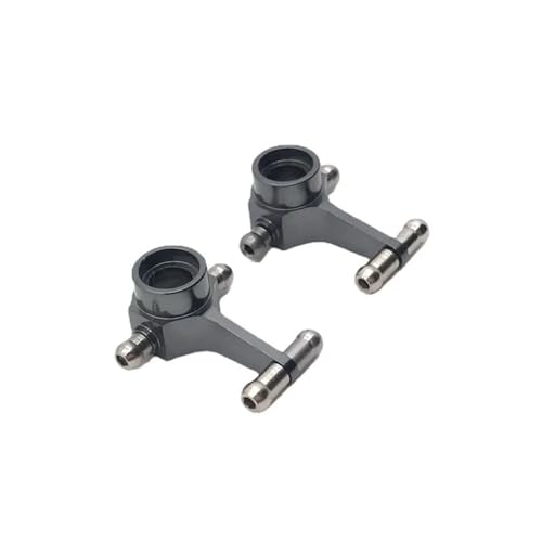 FYUtWh 2Pcs Kompatibel Metall Front Lenkung Tasse Kompatibel mit 1/28 RC Auto Modelle 284131 K969 K979 K989 K999 P929 P939 Upgrade Teile(Dark Grey) von FYUtWh