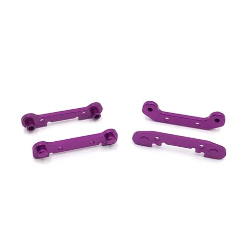 FYUtWh 4 Stück metallverstärkte Schwinge Kompatibel mit 1/12 124018 124019 und 1/14 144001 144010 RC-Autozubehör. Kompatibilität(Purple) von FYUtWh