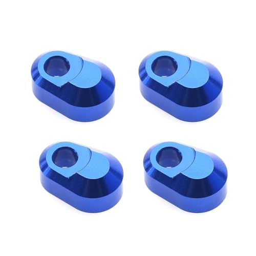 FYUtWh 4 stücke Metall Suspension Pin Retainer 7743 Kompatibel Mit Verschiedenen 1/5 6S 8S 1/6 XRT 8S 1/10 RC Auto Upgrade Teile Zubehör RC Auto Zubehör(Blue) von FYUtWh