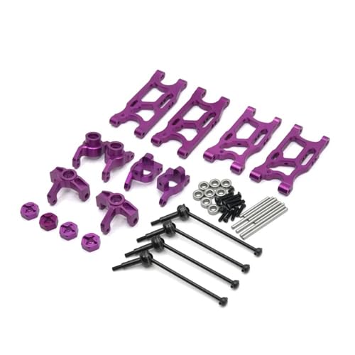 FYUtWh Kompatible Ersatzteile Kompatibel mit RC-Cars 144010 144001 02 124017 16 18 19(Purple) von FYUtWh