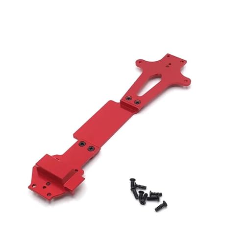 FYUtWh Kompatible Metall-Upgrade-Umrüstung der zweiten Bodenplatte Kompatibel mit 1/14 RC-Autoteile 144010 144001 144002(RED) von FYUtWh