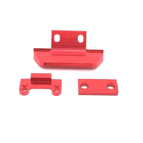 FYUtWh Metall-Upgrade-Frontstoßstange, kompatibel mit 1/14 144010 144001 144002 und 1/12 124017 124019 RC-Autoteilen(RED Set) von FYUtWh