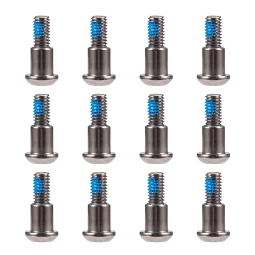 M3x4x10mm Sechskant-Kingpin-Schulterschrauben Kompatibel mit 1/10 RC-Autos, kompatibel mit CJ-7 AR44 AR45 F9 Achse VS4-10 F10 und ähnlichen Modellen(12PCS Grey) von FYUtWh