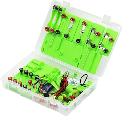 Basic Electricity Discovery Circuit Kit – Physikalisches, wissenschaftliches Schaltkreisexperiment, wissenschaftliches Experiment, Materialpaket, Gerät, physikalischer Schaltkreis komplett von FYYYSLKX