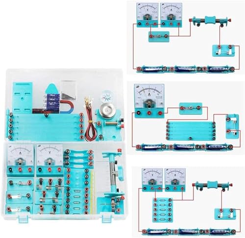 Elektromagnetische Experimentierbox. Physikalische Experimente kombinieren kleine physikalische Experimentiergeräte mit leitfähigen physikalischen Elektrizitätsexperimenten von FYYYSLKX