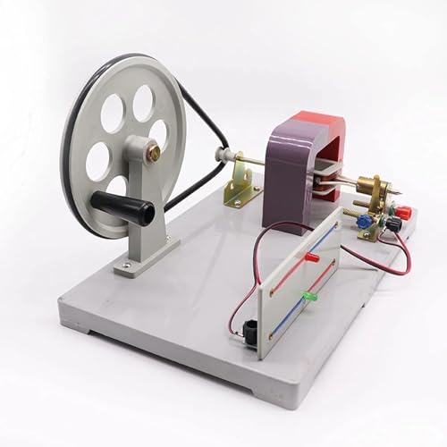 Physik Faraday Elektromagnetismus DIY Handheld Strom Generator AC-DC Elektrische Generator Physik Experiment Lernspielzeug von FYYYSLKX