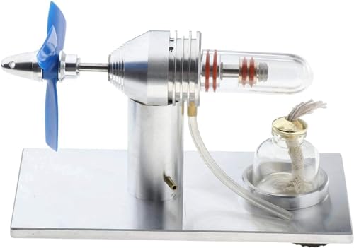 Populäres wissenschaftliches Experiment, Stromerzeugung, Spielzeugmotor, Spielzeugmodell, Metall-Einzylinder-Stirlingmotor-Modell, Heizung, Dampfkraft, Physik, Wissenschaft von FYYYSLKX