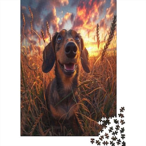 Hund Puzzle 1000 Teile,Puzzle Für Erwachsene, Impossible Puzzle,Puzzle 1000 Puzzle Home DekoRatteion Puzzle,Erwachsenenpuzzle Puzzel 1000pcs (75x50cm) von FZALUECVA