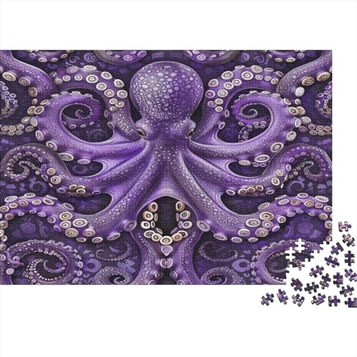 Oktopus Puzzle 1000 Teile Erwachsene, Puzzlespiel Jigsaw Puzzles Erwachsenen Puzzlespiel Puzzel 1000pcs (75x50cm) von FZALUECVA