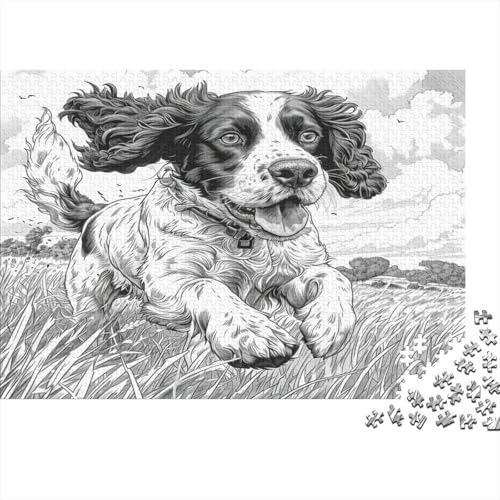 Springer Spaniel Puzzle 1000 Teile Puzzle Für Erwachsene Und Kinder Ab 14 Jahren Puzzel 1000pcs (75x50cm) von FZALUECVA