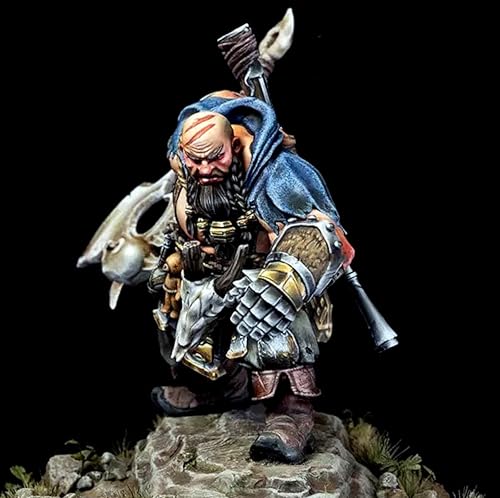 FZCWAVAB 1/24 Ancient European Samurai Warrior Resin Model Kit Unbemalt und unmontiert Soldat Resin Model Kit //A9s6h7 von FZCWAVAB