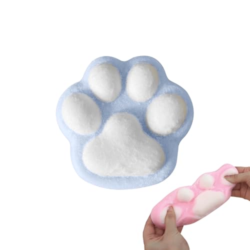 Cat Paw Anti Stress Ball, 2024 Neu Squeeze Spielzeug, 10cm Katzenpfoten Quetschspielzeug mit Bällen Lustig, Sensory Toys, Funny Squeeze Antistressball Erwachsene Kinder, Squishy Toy (C) von FZQBEY