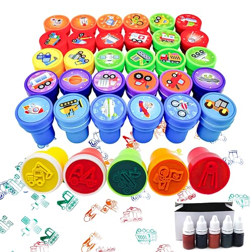 30 Stück stempel kinder，stempelset kinder，kinderstempel，kinder stempelset，stempel set von FZSECRIU