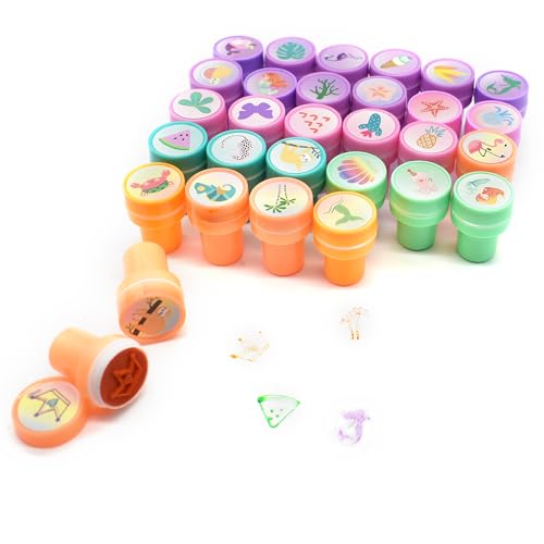 FZSECRIU 30 Stück Stempel Kinder，stempelset Kinder，kinderstempel，Kinder stempelset，Stempel Set von FZSECRIU