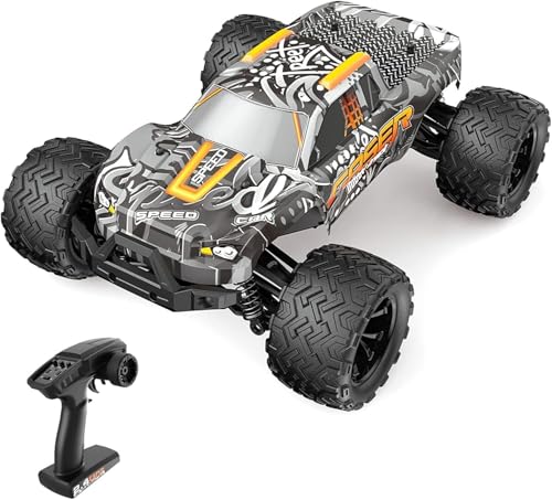 Car 1/14 2.4GHz 45km/h All Terrain Off Road Trucks 4WD Brushless Motor Climbing Car Gifts Full Scale for Adults(Color:Blue) von FaFciLi