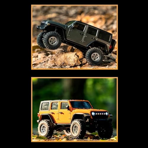 FaFciLi RC Car1/18 All Terrain Truck Off Road Car 4WD Vehicle Gifts for Adult 2 Battery(Color:Grey) von FaFciLi