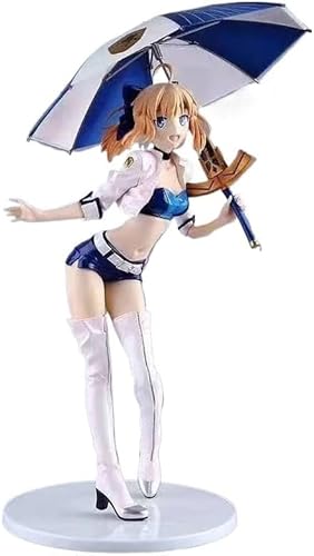 FaFciLi Racing Girl (Saber) Surrounding Character Model 24CM Desktop Decoration Birthday Gift von FaFciLi