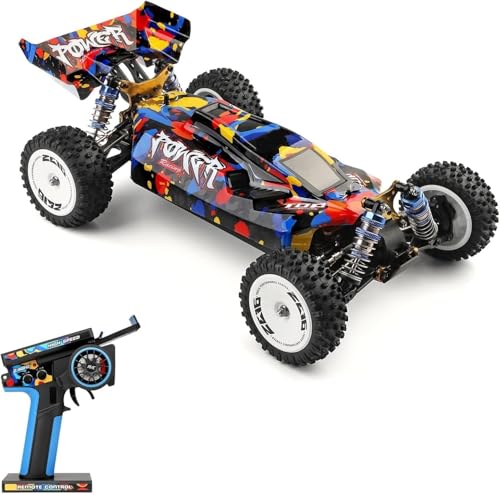 FaFciLi XKS 124007 Car 1/12 2.4GHz 75KM/H High Speed Off Road Trucks Brushless Motor Metal Chassis 4WD Vehicle Racing Climbing Car Gifts for Adults von FaFciLi