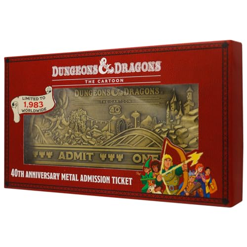 Dungeons & Dragons: The Cartoon 40th Anniversary Achterbahnticket von FaNaTtik