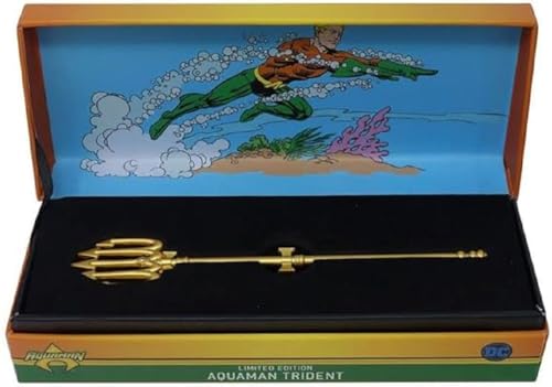 FANATTIK DC Aquaman Limited Edition 24 K vergoldeter Miniatur-Dreizack von FaNaTtik