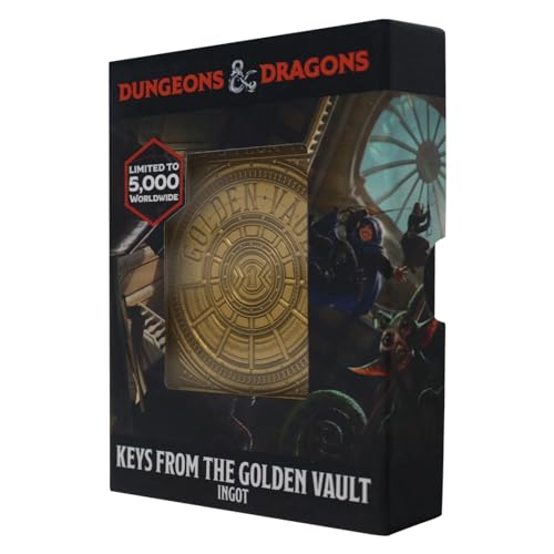 FaNaTtik Dungeons & Dragons Metal Card Keys from The Golden Vault Limited Edition von FaNaTtik