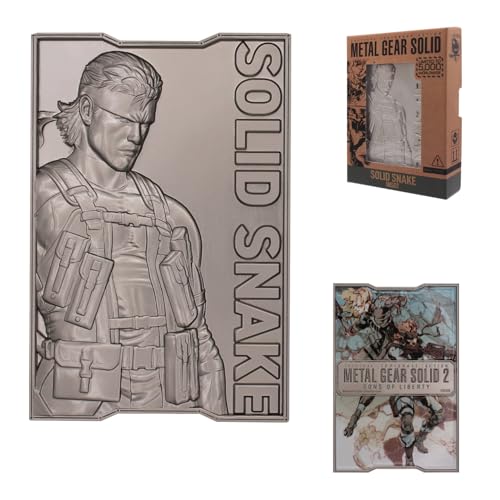 FaNaTtik Metal Gear Solid 2 Limited Edition Solid Snake Metallbarren - Offizielles Lizenzprodukt, 5.000 weltweit, Präsentationsständer inklusive FaNaTtik Metal Gear Solid 2 Limited Edition Solid Snake Metallbarren - Offizielles Lizenzprodukt, 5.000 weltweit, Präsentationsständer inklusive von FaNaTtik