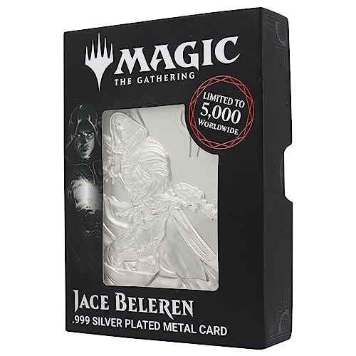 Fanattik Magic The Gathering - Jace Beleren - Plaquée Karten Argent Collector von FaNaTtik