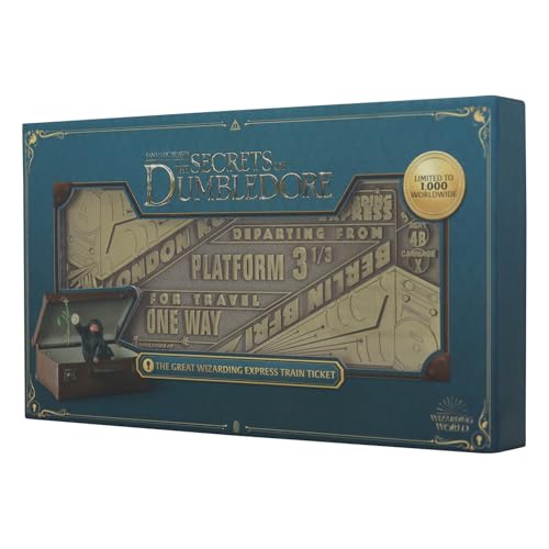 Fanattik Fantastic Beasts Replica The Great Wizarding Express Limited Edition Train Ticket von FaNaTtik