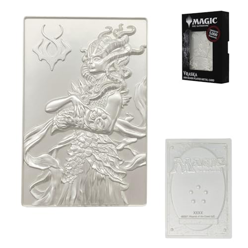 Magic the Gathering Limitierte Auflage, 999 versilbertes Vraska-Metall, Sammlerstück Magic the Gathering Limitierte Auflage, 999 versilbertes Vraska-Metall, Sammlerstück von FaNaTtik