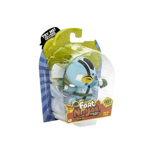 Fart Ninja | Sammelfiguren Deja Poo Series 9 | 10 Geräusche von Pets mit lustigem Realismus | ab 5 Jahren, Geschenke und Spielzeug 8 zum Sammeln, Teal Fart Ninja | Sammelfiguren Deja Poo Series 9 | 10 Geräusche von Pets mit lustigem Realismus | ab 5 Jahren, Geschenke und Spielzeug 8 zum Sammeln, Teal von FaRt NinjAS