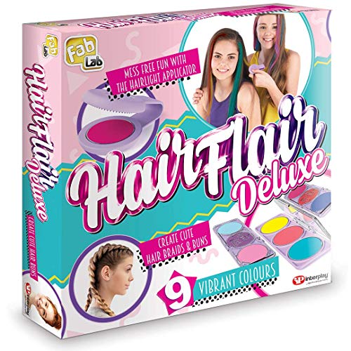 FabLab FL201 Hair Flair Deluxe Kids Play Kosmetik & Schmuck, Mehrfarbig, 1 Count (Pack of 1) von FabLab