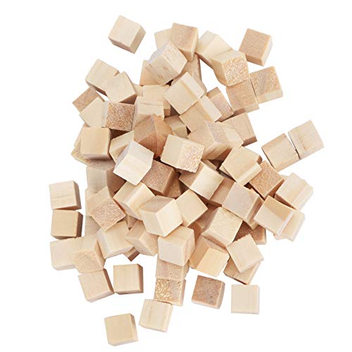 Fabater 100pcs Holzwürfel Kiefernblöcke Blöcke für DIY Craft Early Education Game Cube 10mm Licht und Exquisit und Schön Fabater 100pcs Holzwürfel Kiefernblöcke Blöcke für DIY Craft Early Education Game Cube 10mm Licht und Exquisit und Schön von Fabater