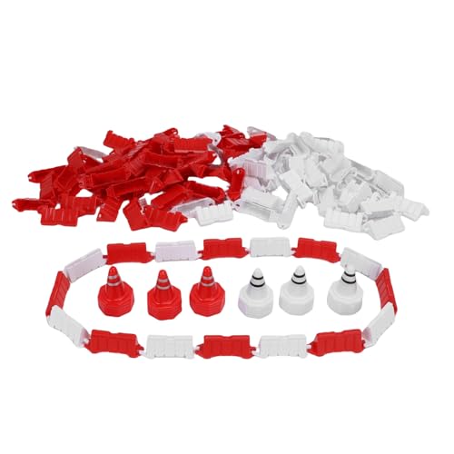 Fabater RC -Autofeldzaunset, RC Car Race Fence Kit, 120pcs ABS -Drift -Feldzaun mit 30pcs -Zapfen für 1/14 1/16 1/18 1/24 1/28 RC -Auto, Indoor- und Outdoor -Rennen, RC -Drift -Strecke Fabater RC -Autofeldzaunset, RC Car Race Fence Kit, 120pcs ABS -Drift -Feldzaun mit 30pcs -Zapfen für 1/14 1/16 1/18 1/24 1/28 RC -Auto, Indoor- und Outdoor -Rennen, RC -Drift -Strecke von Fabater