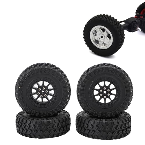 Fabater RC Reifen, 4 PCs 70 Mm OD. 40mm ID. Swamp Claw Mud Terrain Tyres Accessoires, Ersatz für MN82, LC79 RC Off Road Car Truck (Black) von Fabater