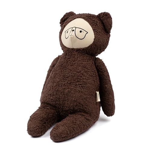 Fabelab Teddybär Groß | Kuscheltier Aus 100% Bio-baumwollmaterial | Plüschtiere Bestehen Aus Einer Mischung Aus Maisfasern Und Recyceltem Polyester | Kann In Der Waschmaschine Verwendet Werden von Fabelab