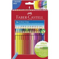 FABER-CASTELL 112442 Buntstift Colour Grip 36er Kartonetui von Faber Castell