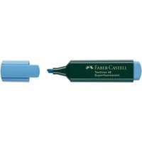 FABER-CASTELL 154851 Textmarker TEXTLINER Superfluorescent 48 blau von Faber Castell