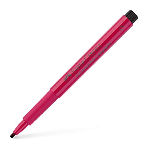 FABER-CASTELL 167527 - Tuschestift Pitt Artist Pen Calligraphy, 2,5 mm, karminrosa, rosa von Faber-Castell