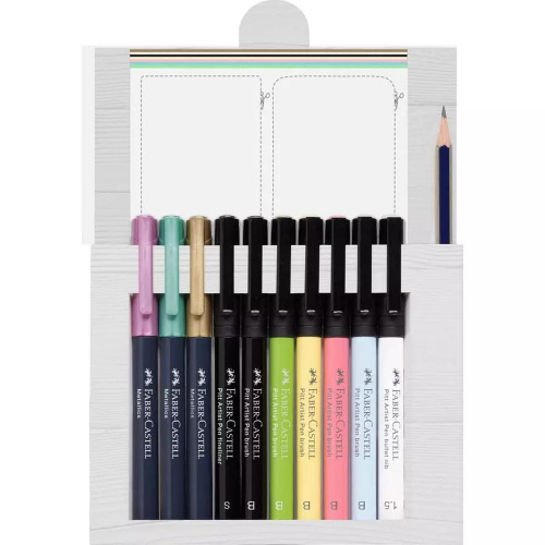 FABER-CASTELL Kreativset Handlettering Geschenkset 12-teilig von Faber Castell