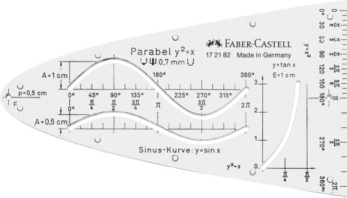 FABER-CASTELL Parabelschablone von Faber Castell