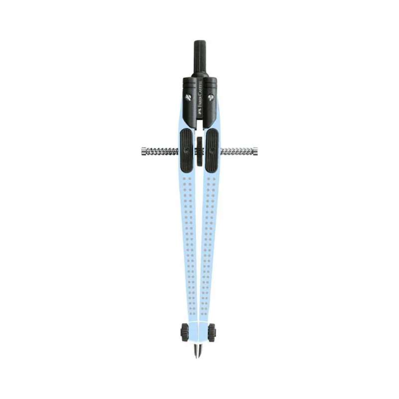 FABER-CASTELL Schnellverstellzirkel, Ausführung nicht abknickbar, Kreise bis Ø 390 mm, Farbe sky blue FABER-CASTELL Schnellverstellzirkel, Ausführung nicht abknickbar, Kreise bis Ø 390 mm, Farbe sky blue von Faber-Castell