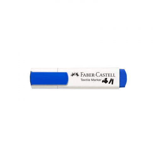 FABER-CASTELL Textilmarker blau von Faber Castell