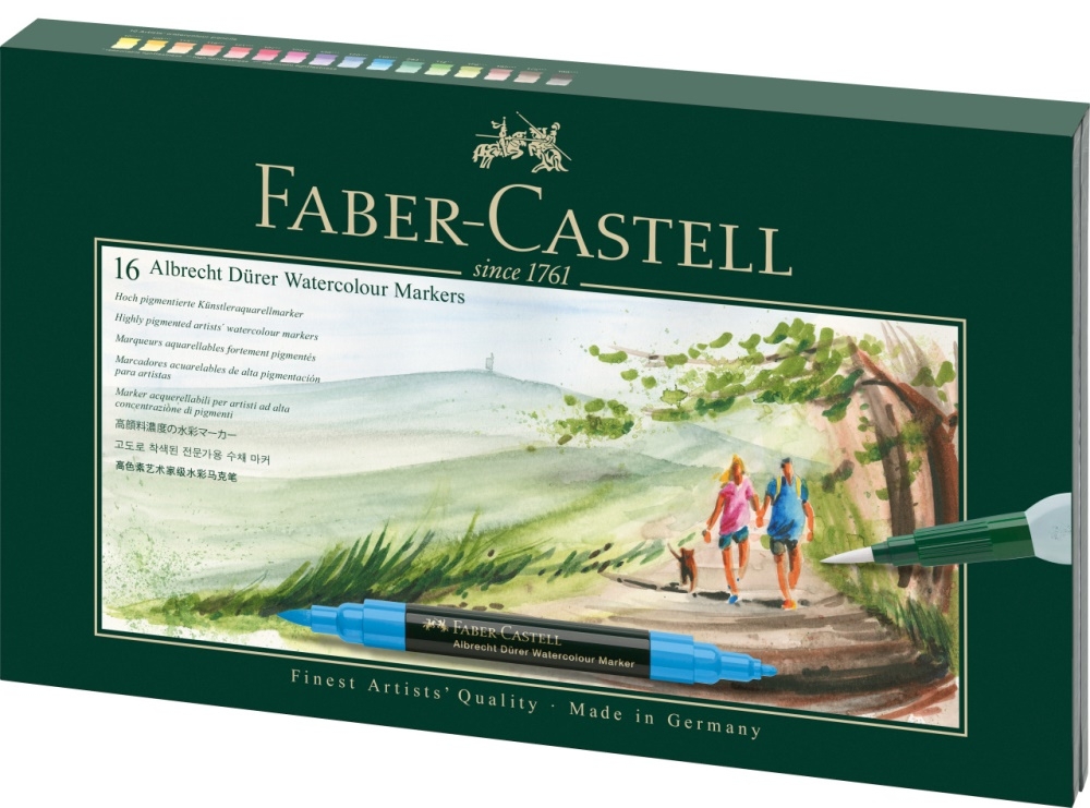 Faber-Castell Aquarellstift Watercolour Marker Albrecht Dürer 16 Stk. Faber-Castell Aquarellstift Watercolour Marker Albrecht Dürer 16 Stk. von Faber-Castell