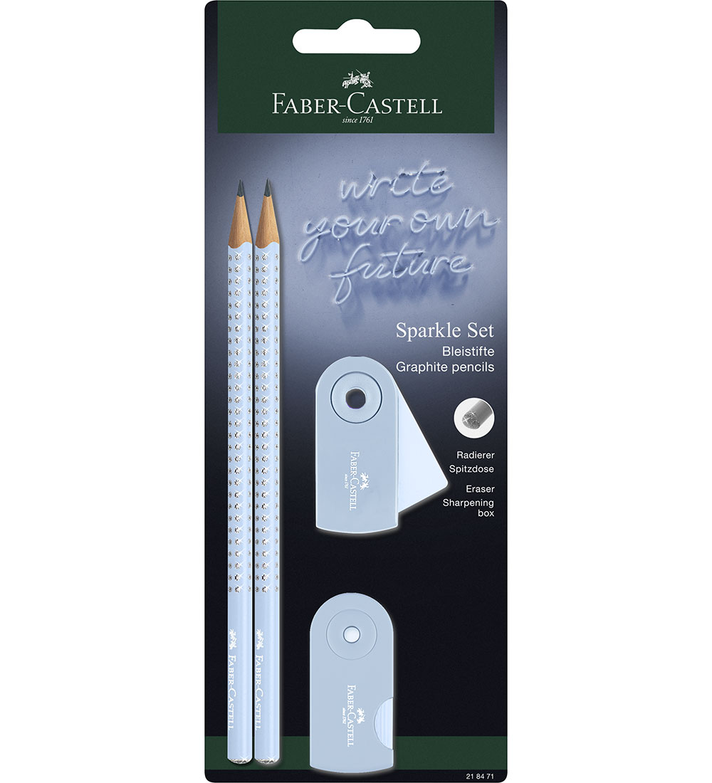 Faber-Castell Bleistiftset - Sparkle - 4 Teile - Sky Blue - Faber-Castell - One Size - Bleistifte Faber-Castell Bleistiftset - Sparkle - 4 Teile - Sky Blue - Faber-Castell - One Size - Bleistifte von Faber-Castell