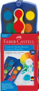 Faber-Castell Farbkasten Connector blau 24 Farben von Faber-Castell