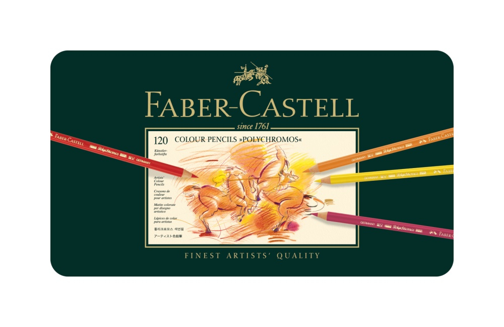 Faber-Castell Farbstifte Polychromos Metallbox 120 Stk. Faber-Castell Farbstifte Polychromos Metallbox 120 Stk. von Faber-Castell